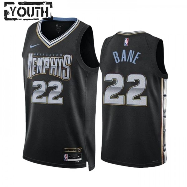 Memphis Grizzlies Trikot Desmond Bane 22 Nike 2022-23 City Edition Schwarz Swingman - Kinder